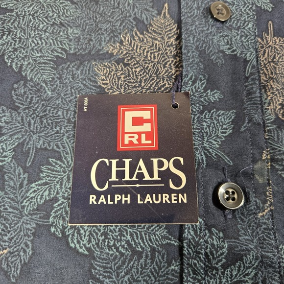 Chaps Ralph Lauren Tuscany Shirt Mens XL All Over Leaf Print New NWT‎ - Picture 5 of 15